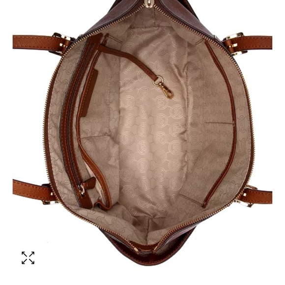 Michael Kors Jet Set East West Top Zip Tote RED - Picture 9 of 11